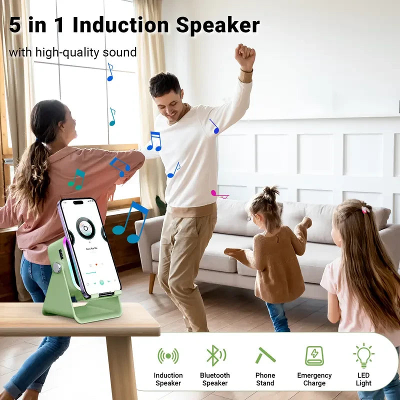 Wireless Induction Speaker Phone Stand