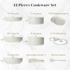 Sweetcrispy Ceramic Non-Stick Cookware Set